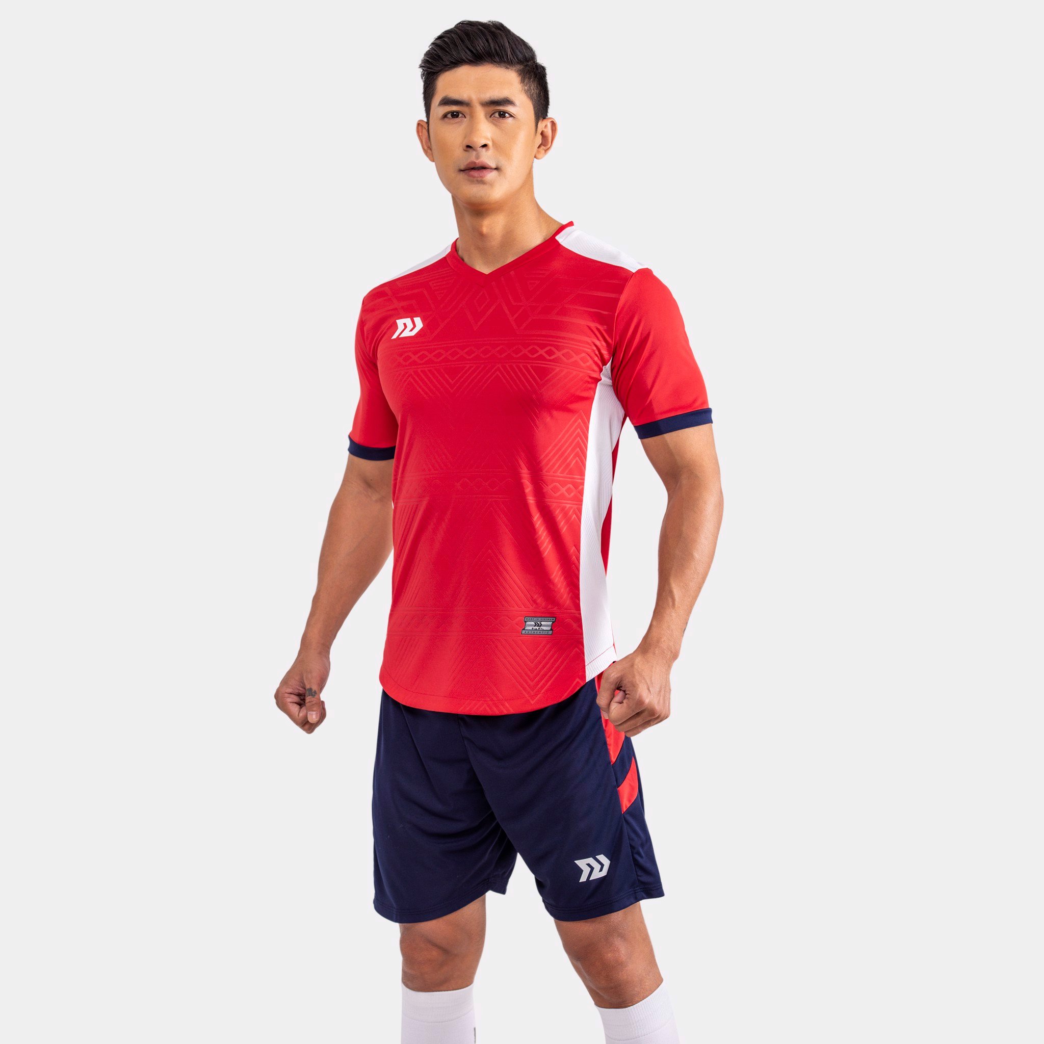 Áo bóng đá không logo Bul Bal - Falcol màu đỏ